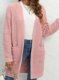 Women's Open Front Long Cardigan