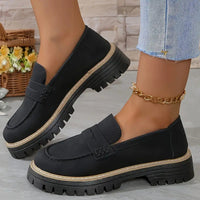 Women's Platform Lug Sole Loafers