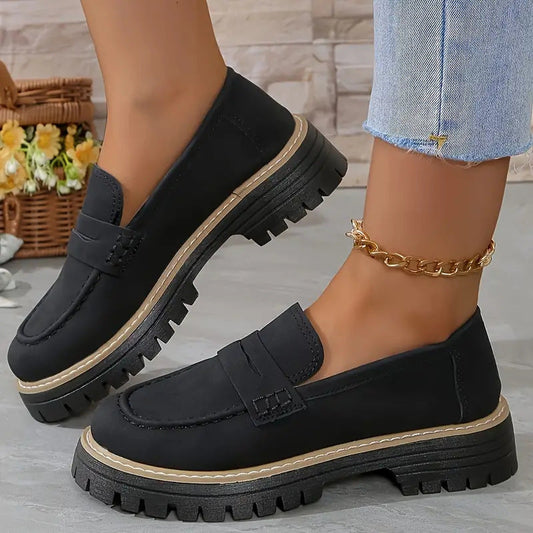 Image of Women's Platform Lug Sole Loafers