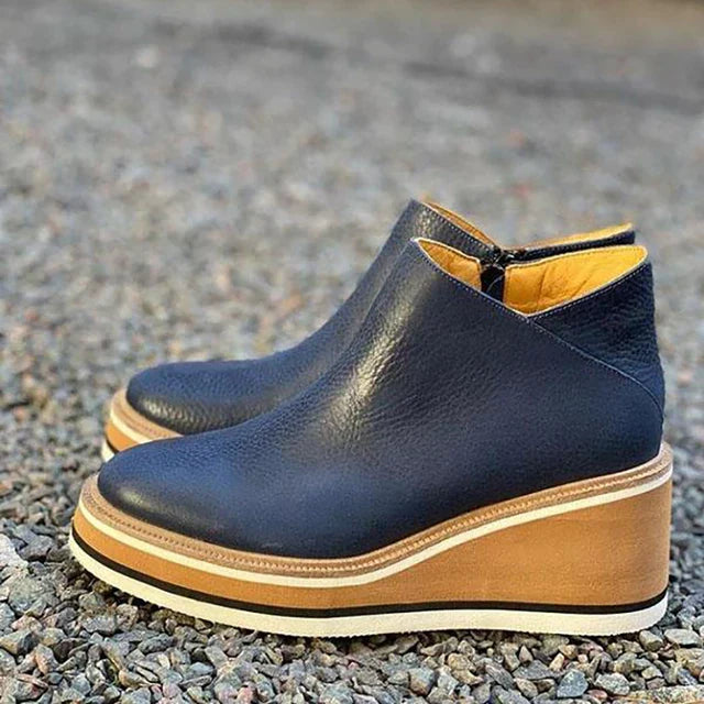 Image of Women's Platform Wedge Ankle Booties