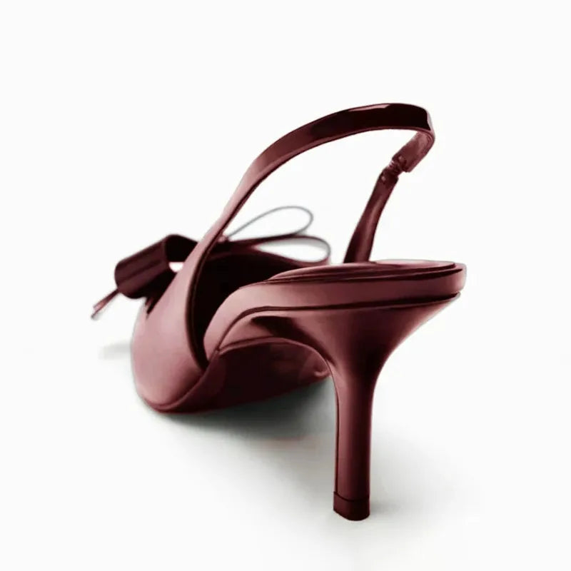 Image of Women's Pointed Toe Slingback Heels