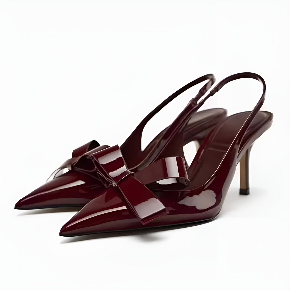 Image of Women's Pointed Toe Slingback Heels