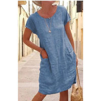 Women's Casual T-Shirt Midi Dress