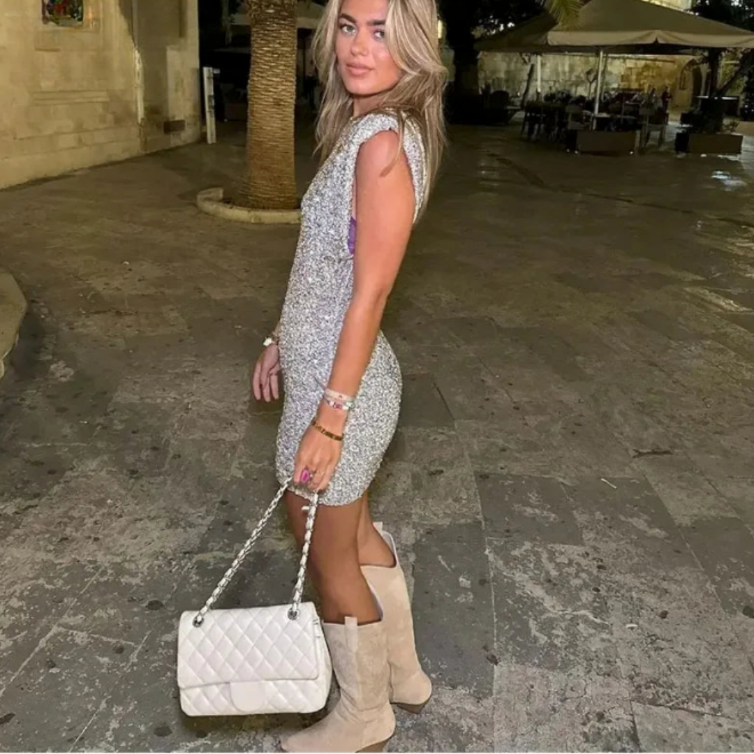 Image of Women's Sequin Bodycon Mini Dress