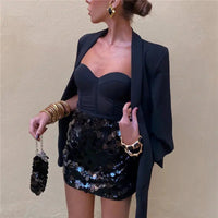 Cute Sequin Bodycon Mini Dress