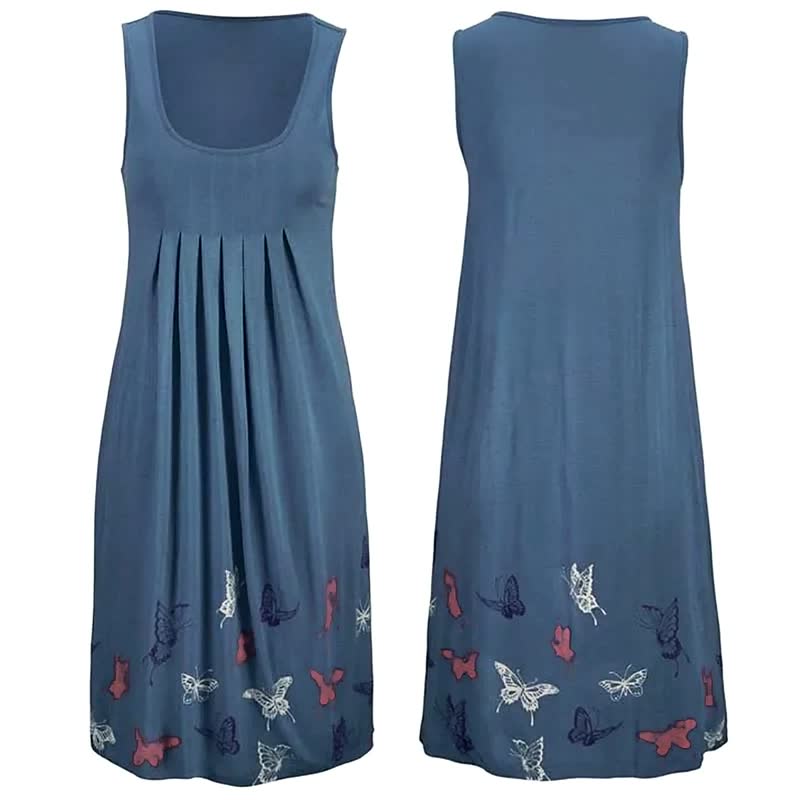 Image of Women's Sleeveless A-Line Knee Length Dress