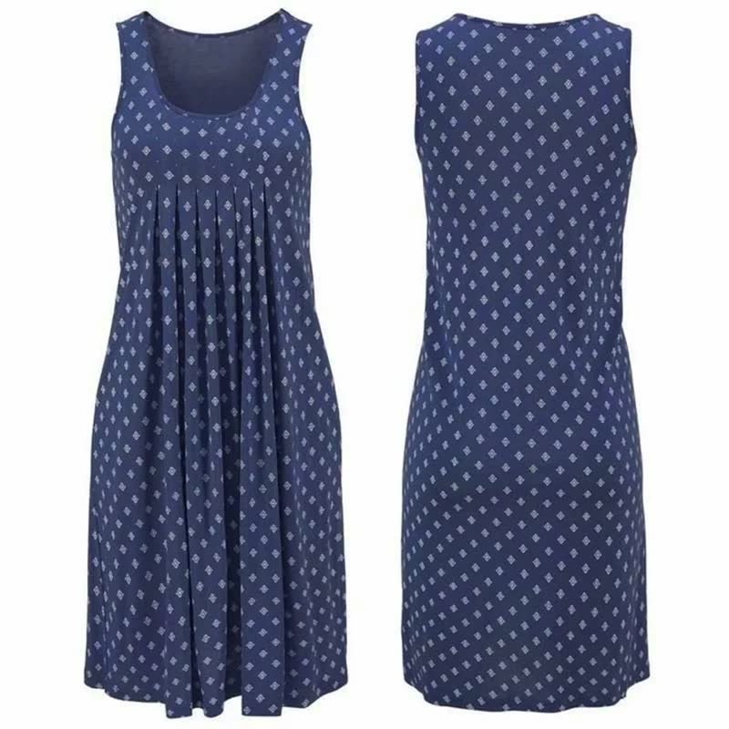 Image of Women's Sleeveless A-Line Knee Length Dress