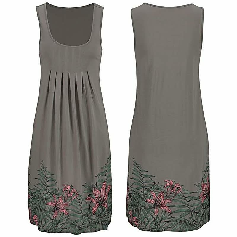 Image of Women's Sleeveless A-Line Knee Length Dress
