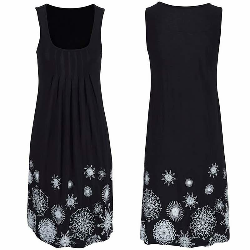 Image of Women's Sleeveless A-Line Knee Length Dress