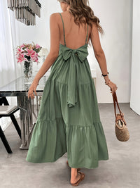 Women's Elegant Tiered A Line Maxi Dress