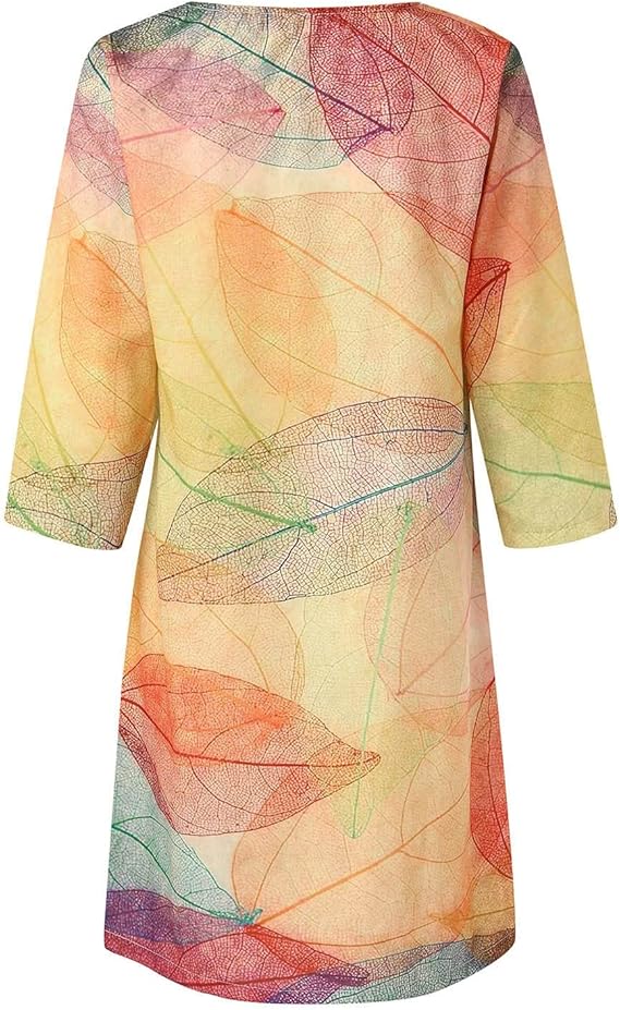 Image of Women's V-Neck A-Line Midi Dress