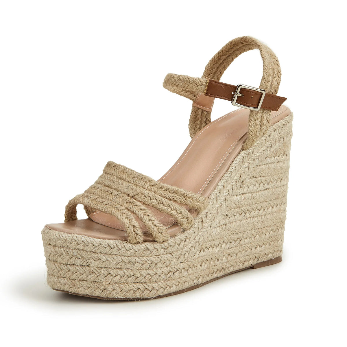 Image of Women's Wedge Platform Espadrille Sandals