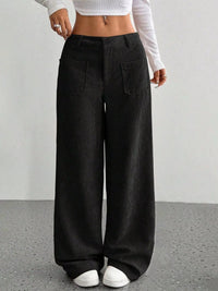 Women's Wide Leg Pocket Pants