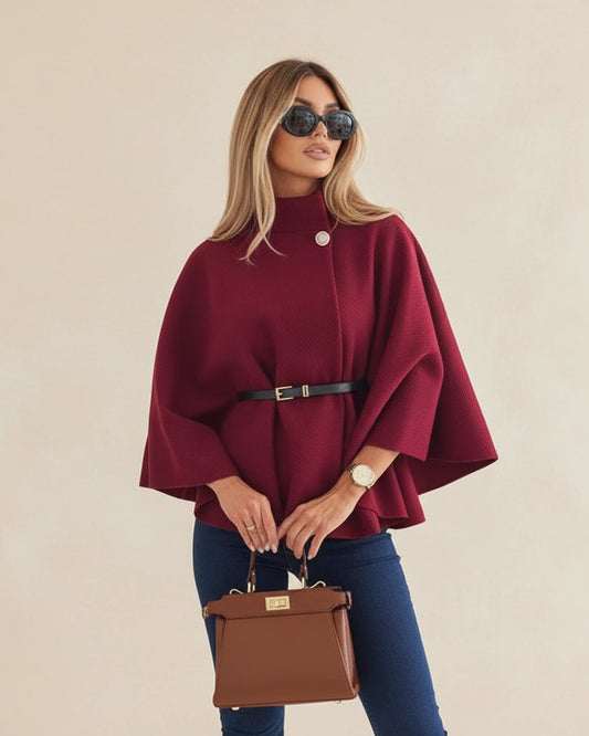 Women's Belted Cape Jacket