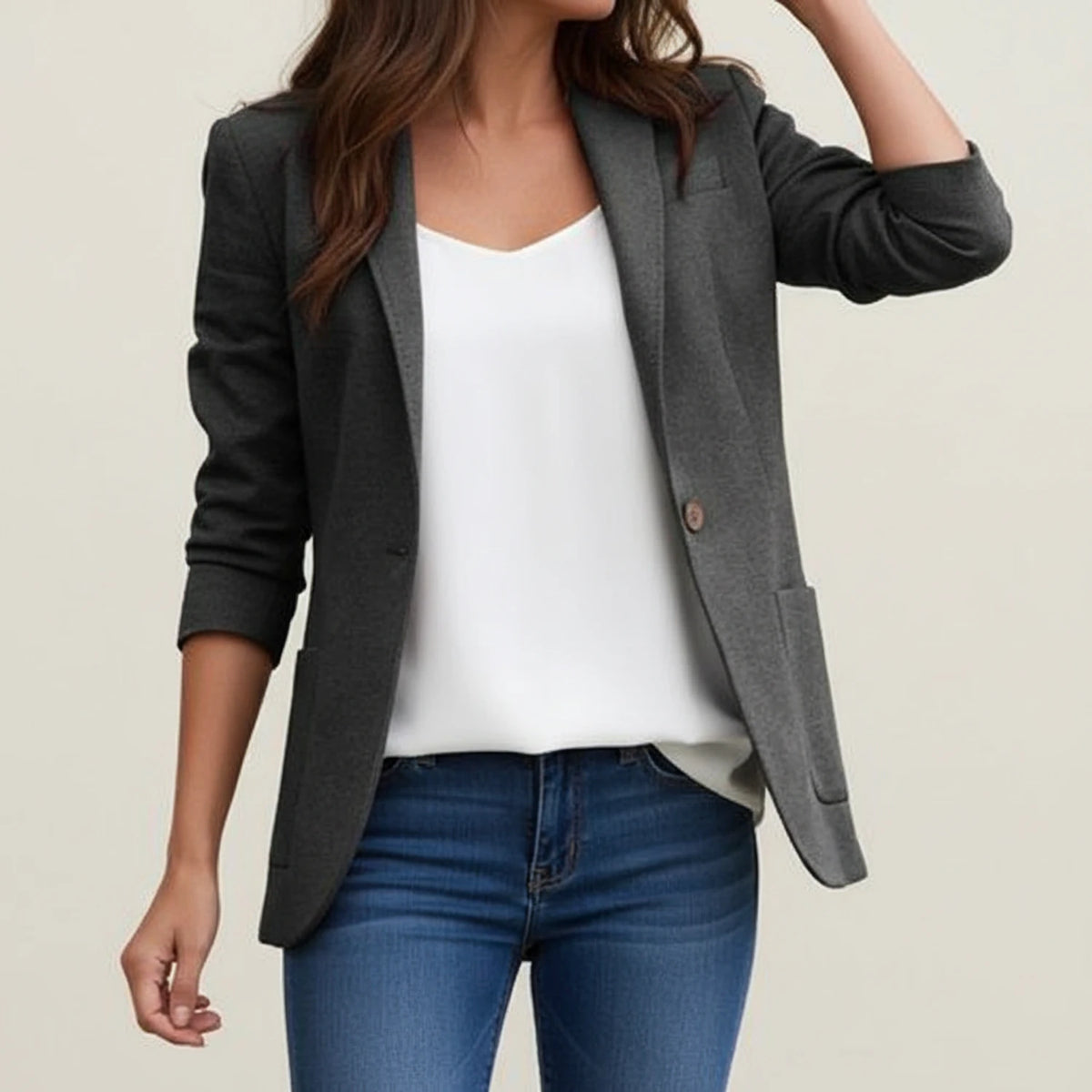 Women's Classic-Fit Blazer Jacket