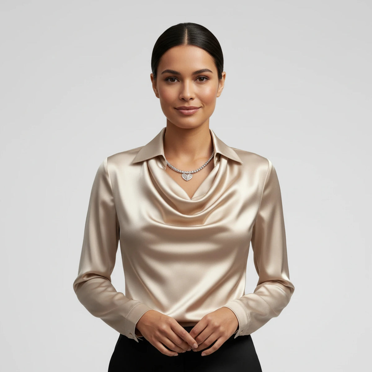 Women's Cowl Neck Blouse image