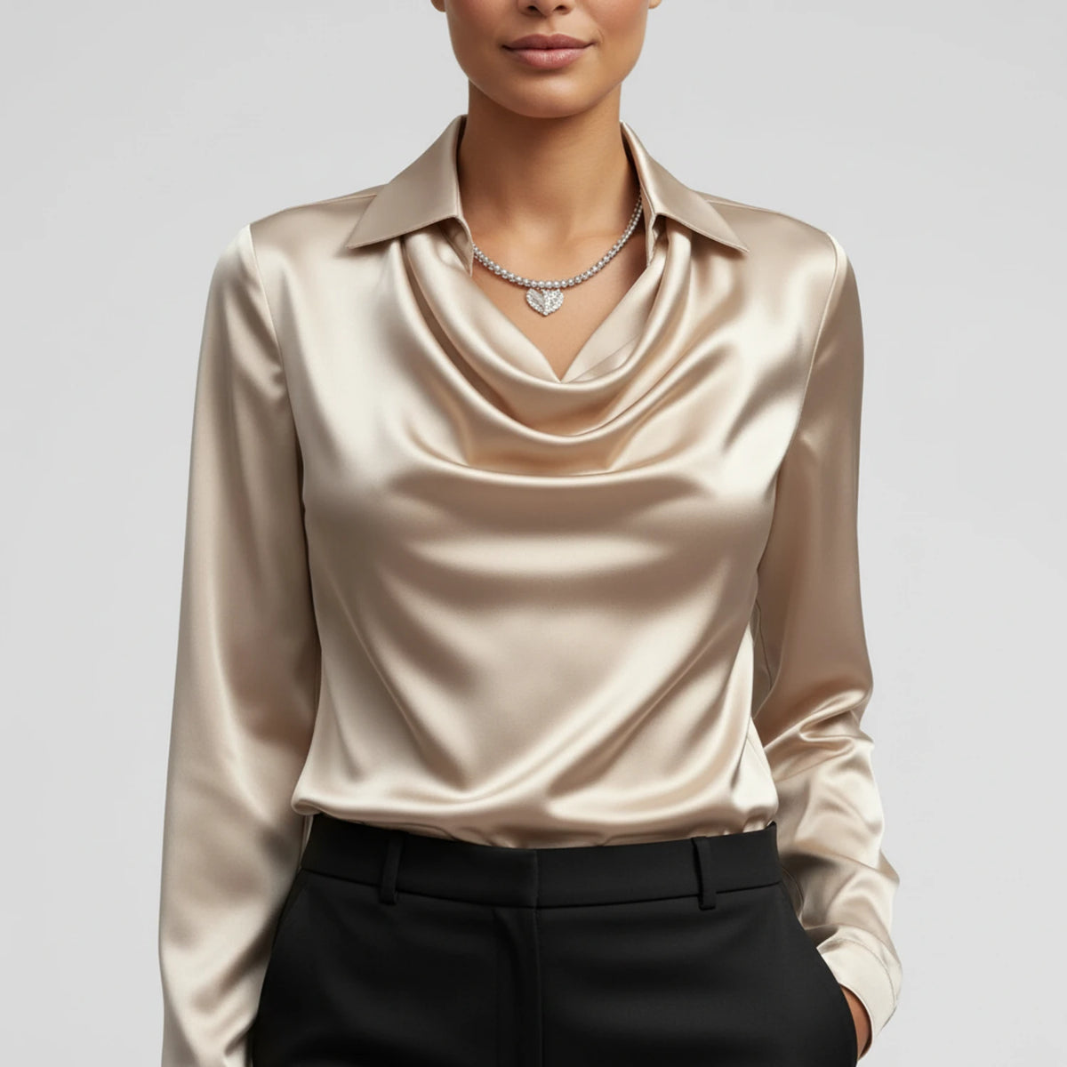 Women's Cowl Neck Blouse image