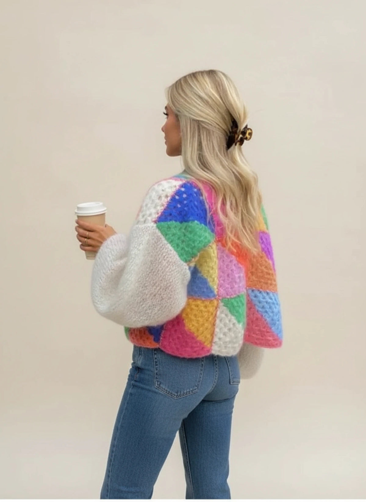 Women's Stylish Cropped Sweater