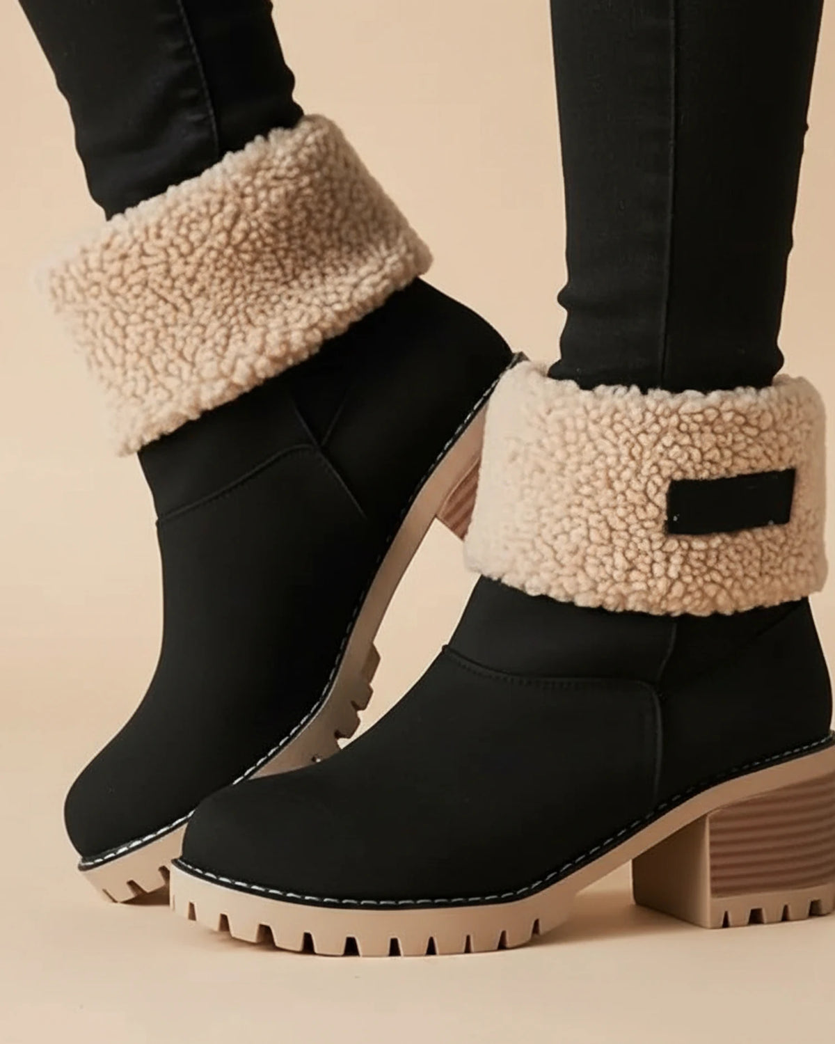 Women's Orthopedic Cuffed Ankle Boots