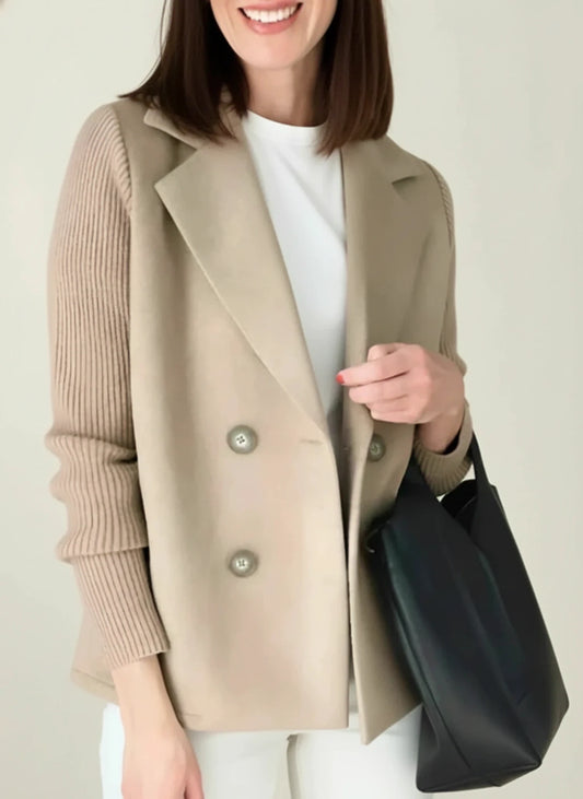 Women's Double-Breasted Blazer Jacket