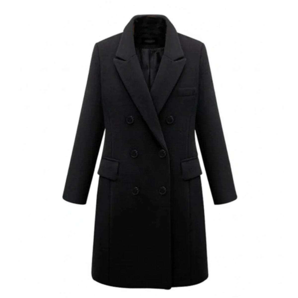 Women's Warm Double-Breasted Winter Coat