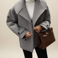 Women's Double Breasted Winter Pea Coat