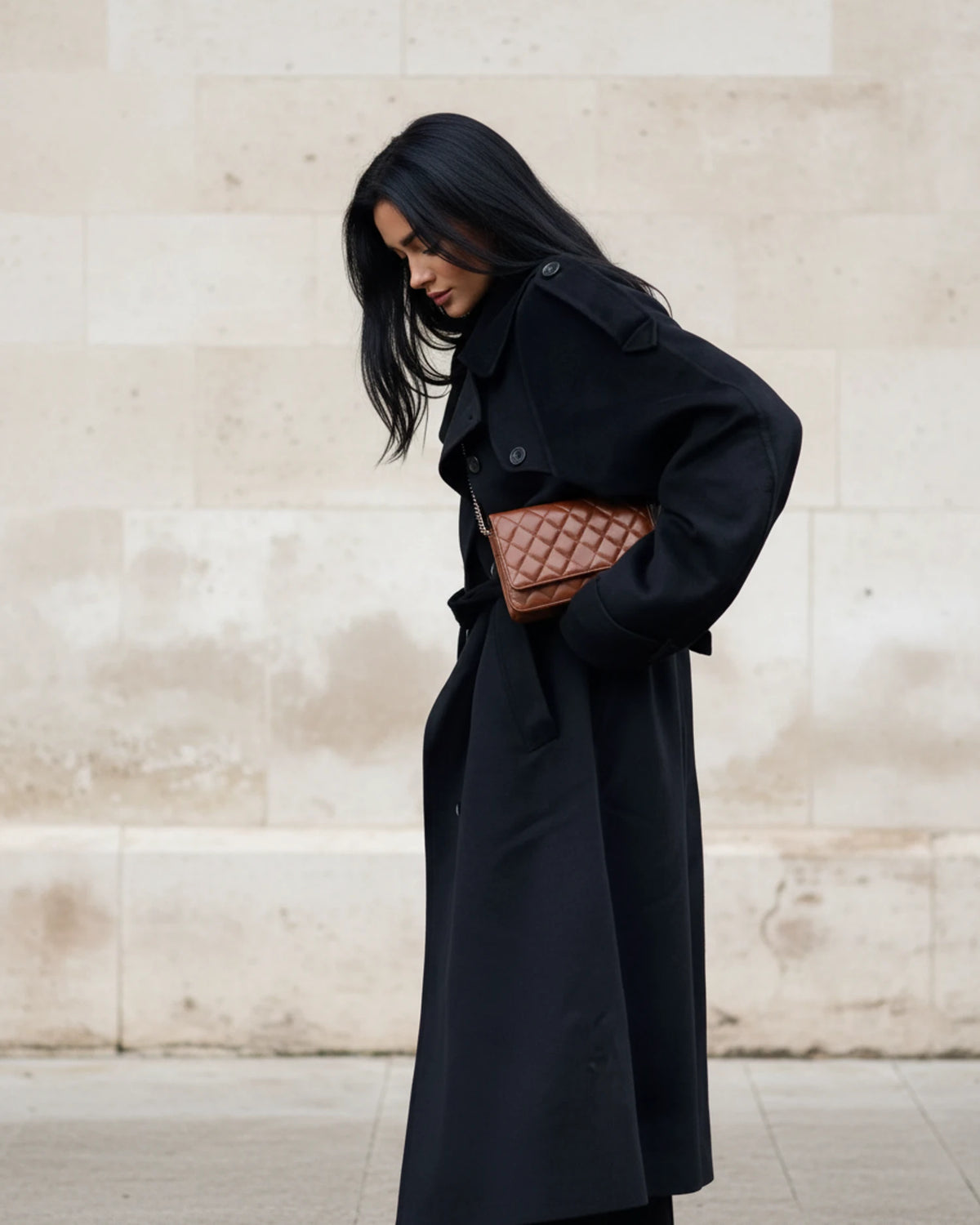 Women's Double-Breasted Trench Coat