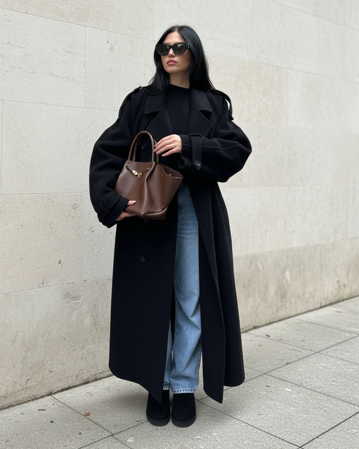 Women's Double-Breasted Trench Coat