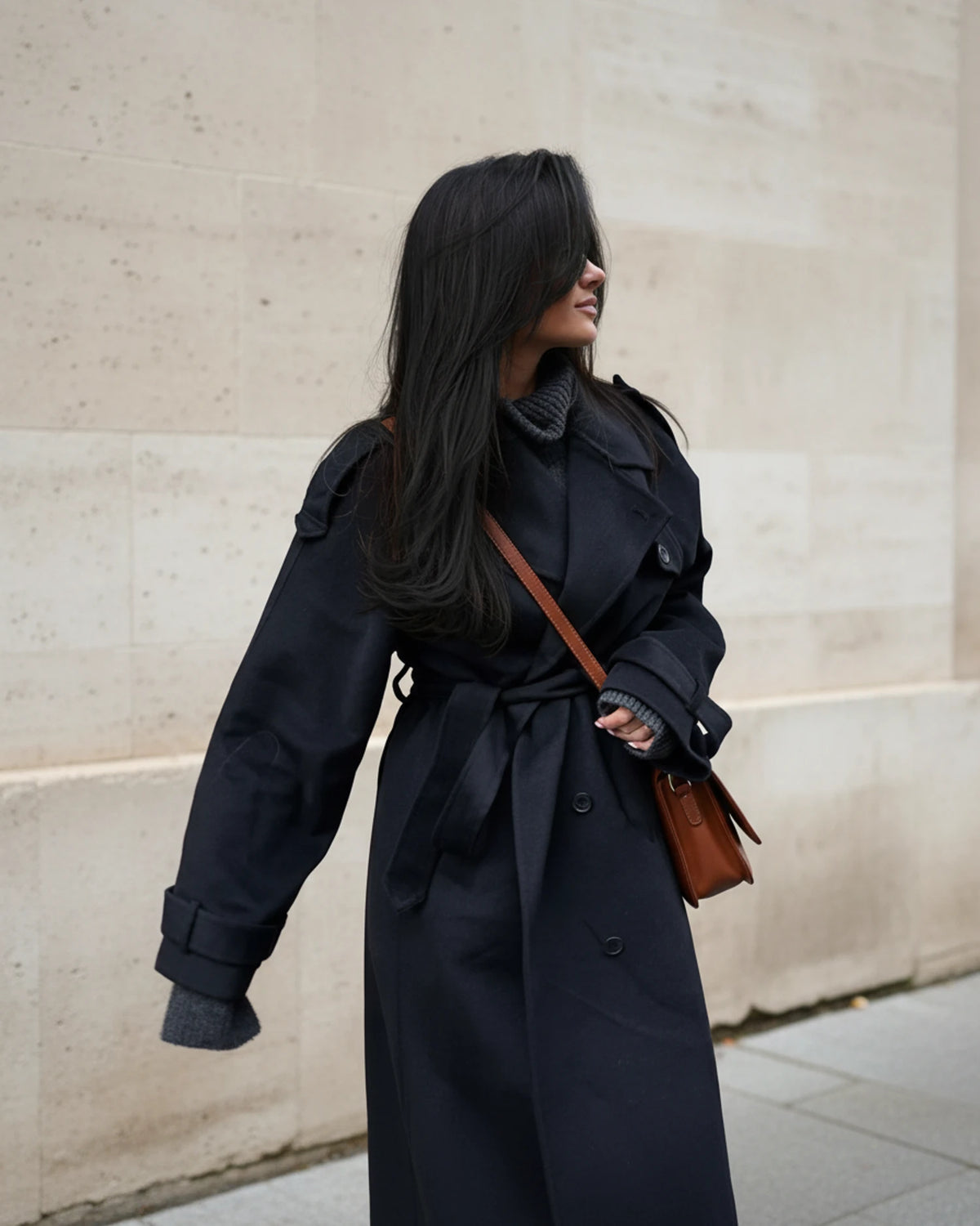 Women's Double-Breasted Trench Coat