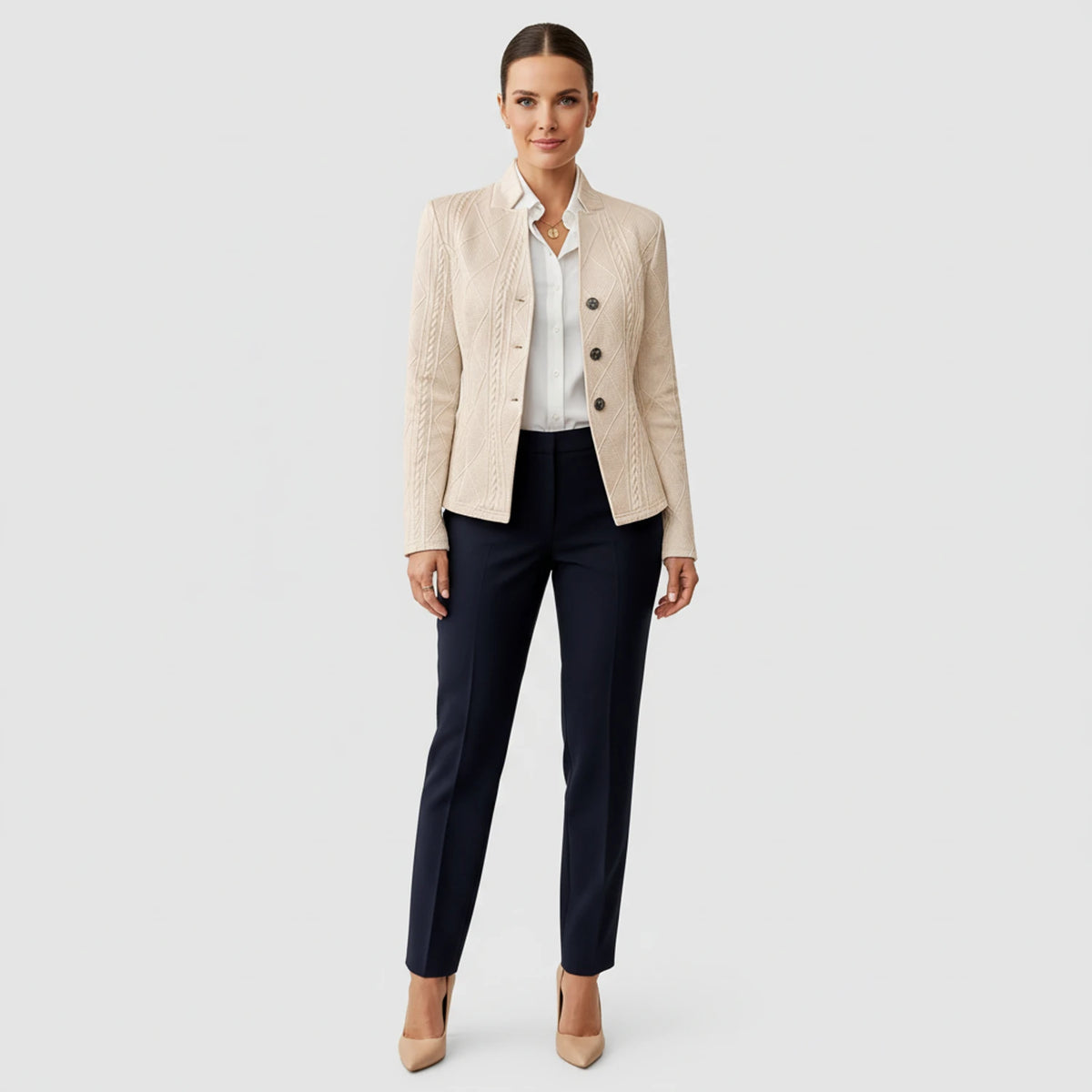 Women's Fitted Blazer Jacket
