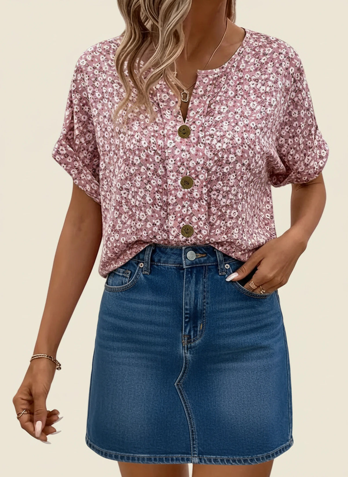 Women's Floral Blouse