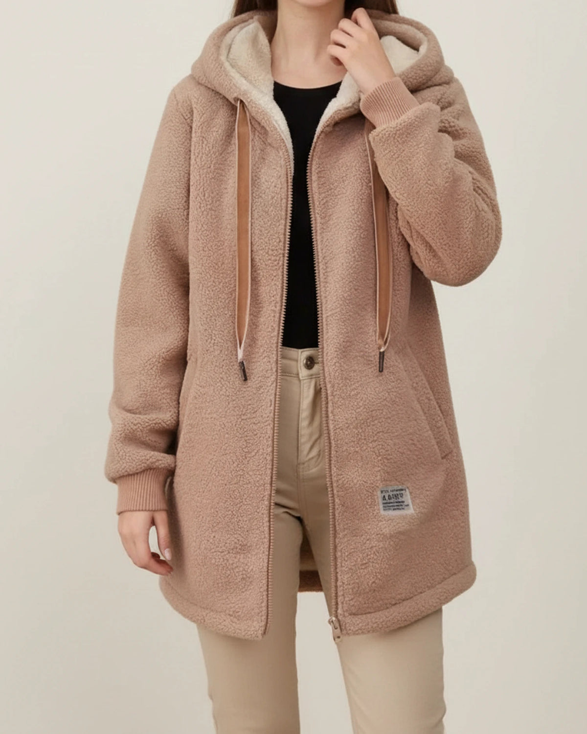 Women's Hooded Teddy Winter Coat
