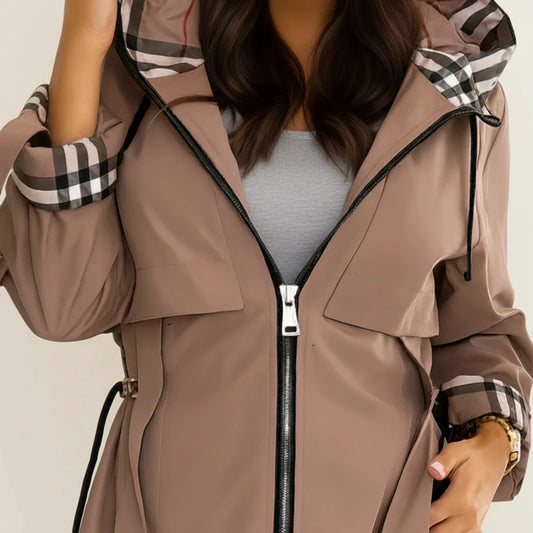 Women's Hooded Trench Coat