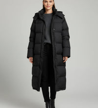 Women's Long Hooded Puffer Jacket