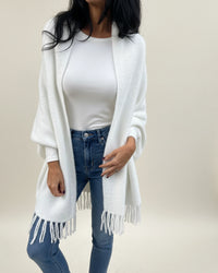 Women's Relaxed Fit Open Front Winter Cardigan