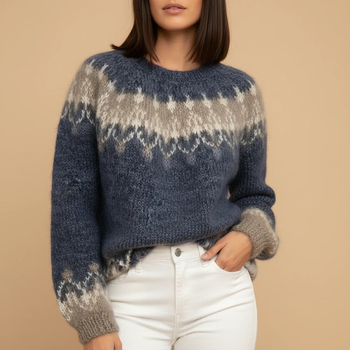 Women's Cozy Fair Isle Sweater