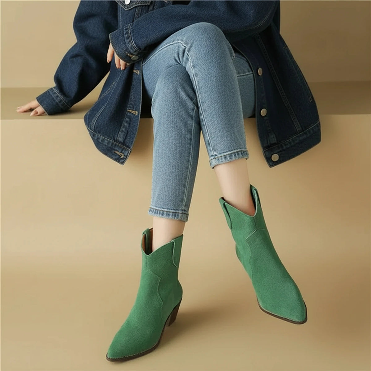 Women's Pointed Toe Ankle Boots