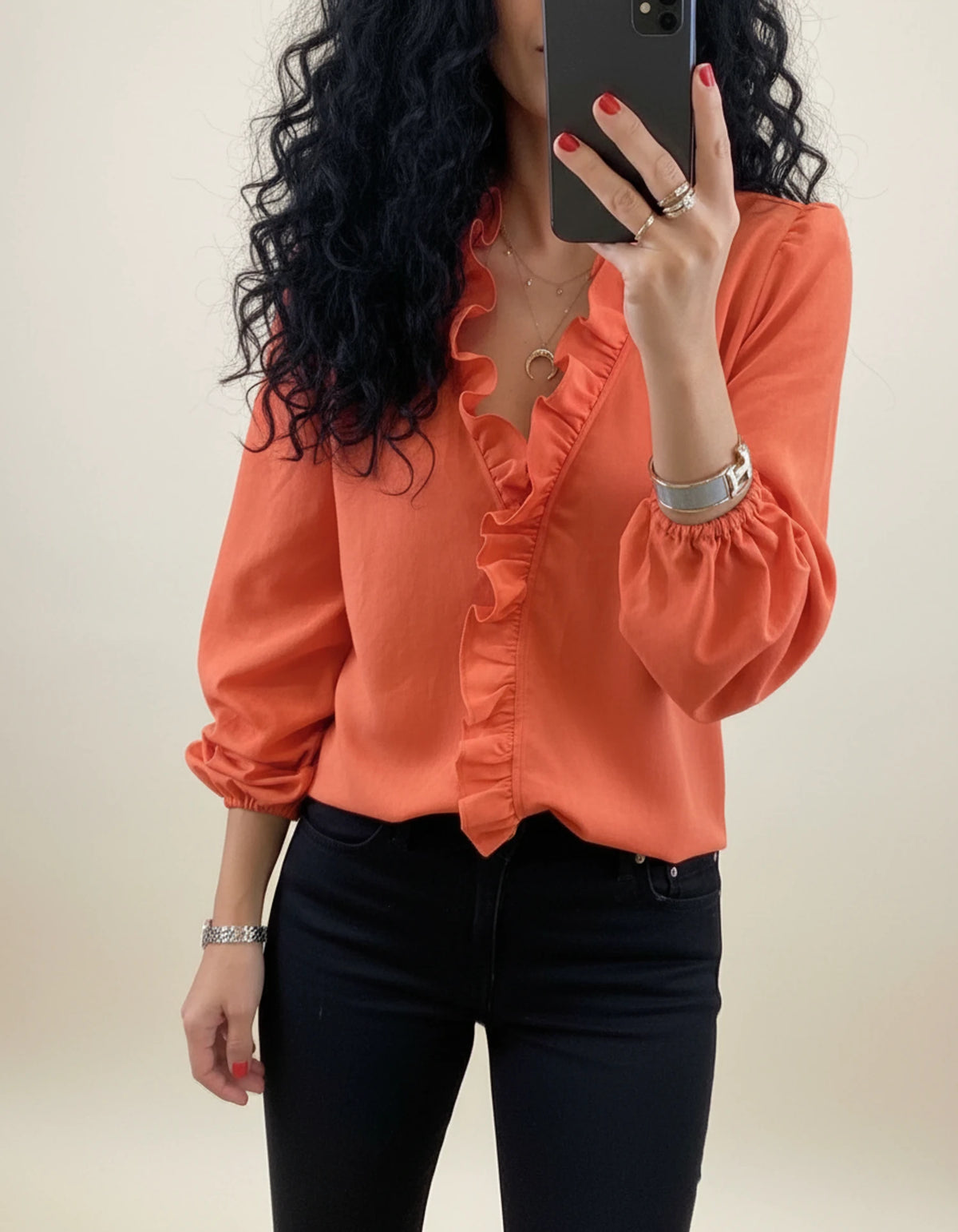 Women's Ruffle Blouse