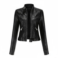 Women's Slim Fit Biker Jacket