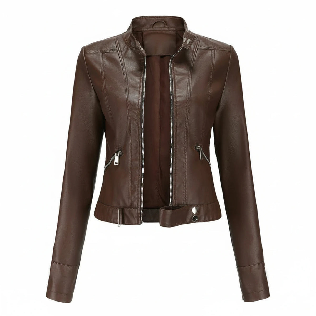 Women's Slim Fit Biker Jacket