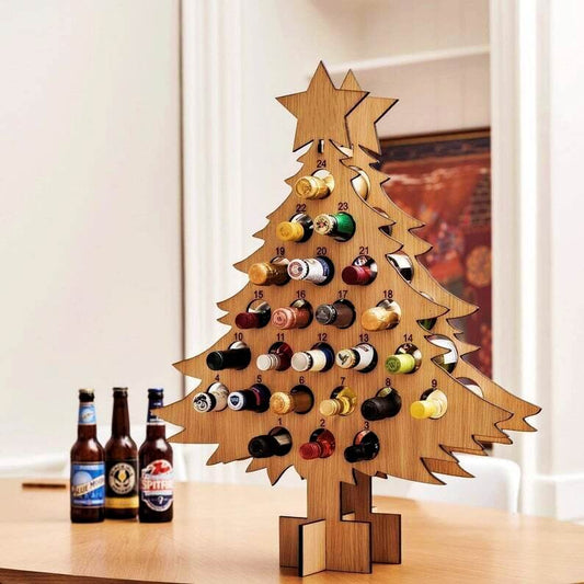 Wooden Beer Advent Calendar 2026 – 24-Day Christmas Countdown