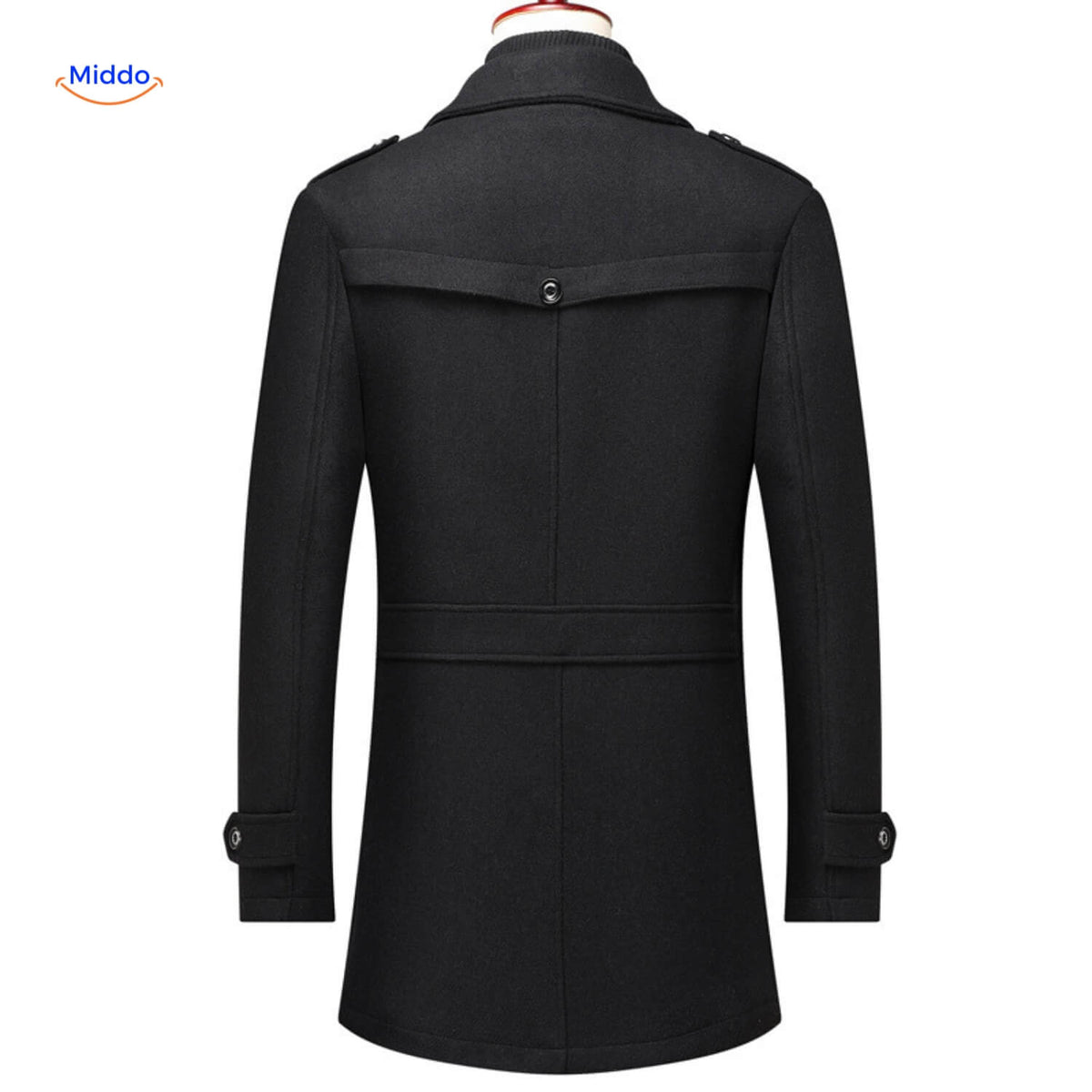 WoolGuard™ Winter Coat | Wool Blend, Double Collar & British Heritage Style